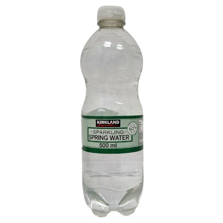 10 Bottles of Kirkland Sparkling Spring Water 500ml 