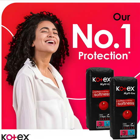 Kotex Maxi Night Time Pads 10s