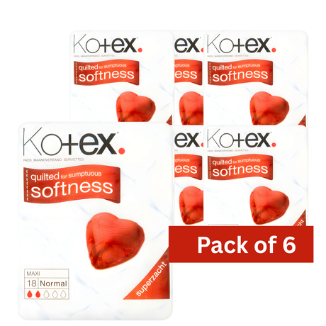 Kotex Maxi Normal Pads 18s | Pack of 6