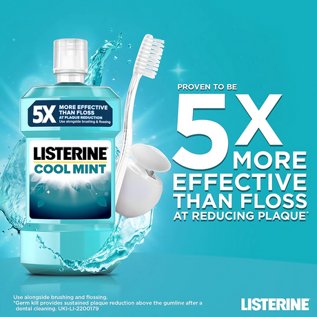 Listerine Cool Mint Mouthwash 250ml | Pack of 6