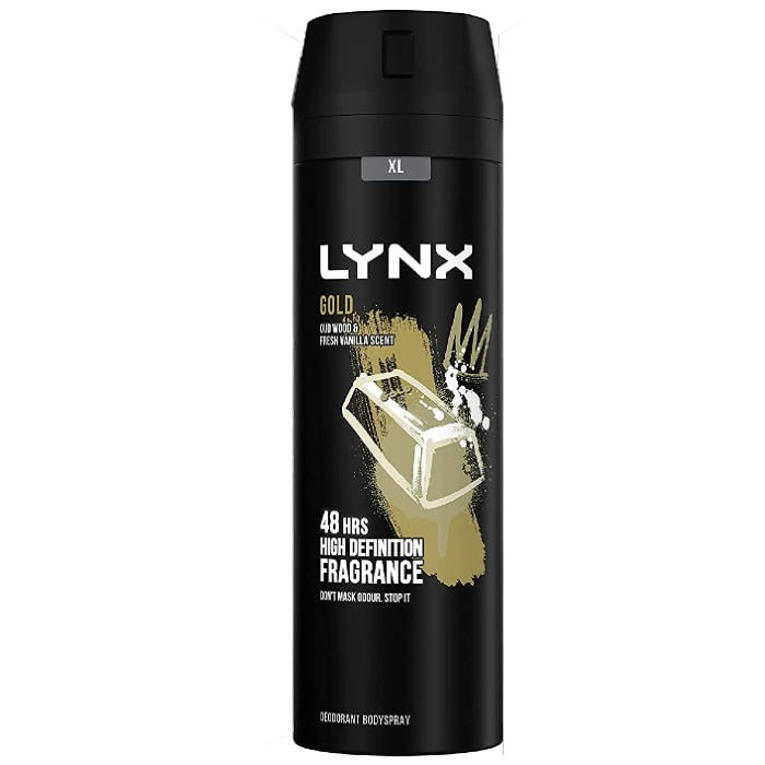 Lynx Body Spray XL Gold 200ml – Bargains2u - Main Image