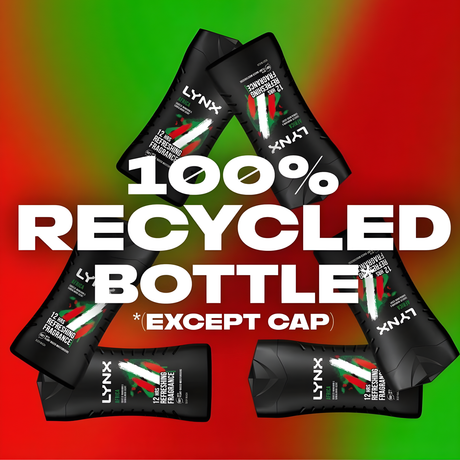 Lynx Africa Body Wash Shower Gel 225ml | Pack of 6