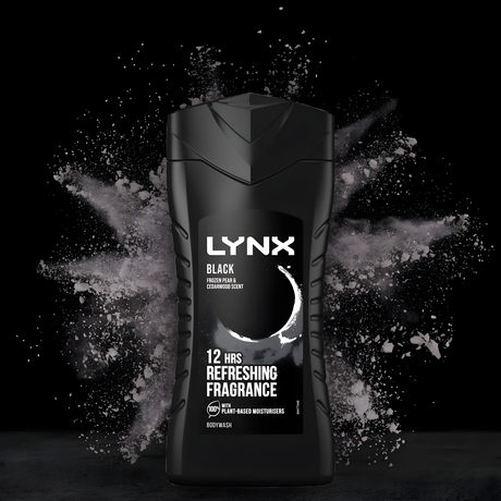 Lynx Black Body Wash Shower Gel 225ml