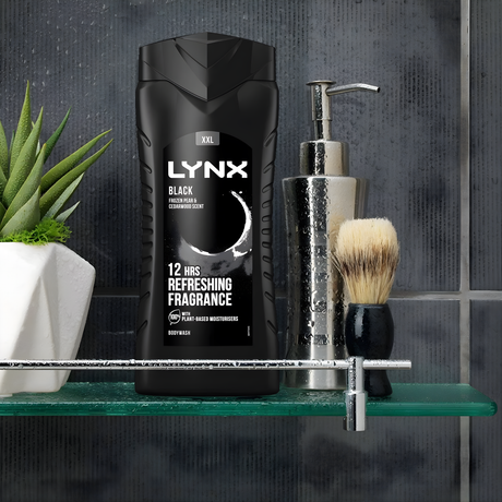 Lynx Black Body Wash Shower Gel 225ml