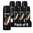 Lynx Body Spray Africa 150ml | Pack of 6