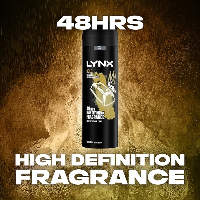 Lynx Body Spray XL Gold 200ml