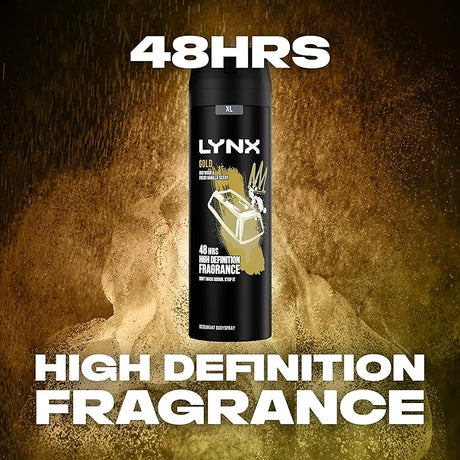 Lynx Body Spray XL Gold 200ml