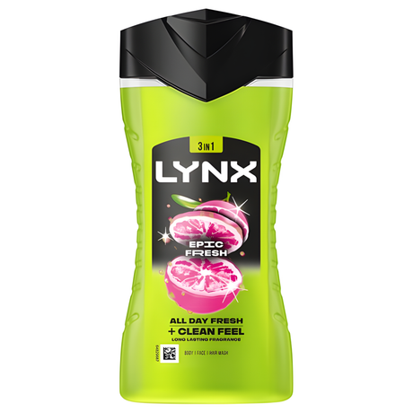 Lynx Epic Fresh Body Wash Shower Gel 225ml