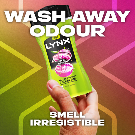 Lynx Epic Fresh Body Wash Shower Gel 225ml