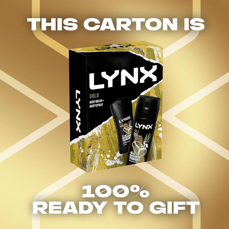 Lynx Gift Set Gold Body Spray & Shower Gel | Pack of 22