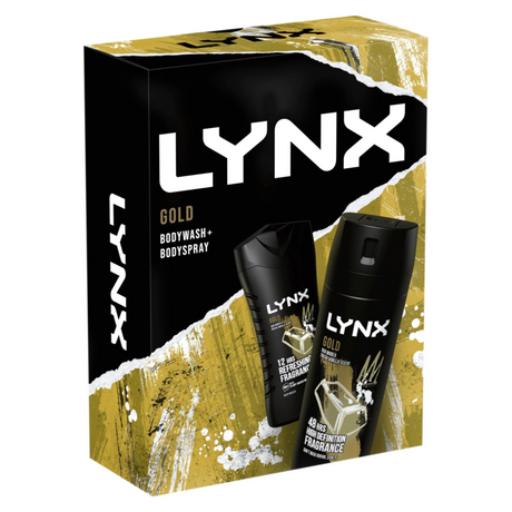 Lynx Gift Set Gold Body Spray & Shower Gel | Pack of 24