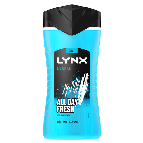 Lynx Ice Chill Body Wash Shower Gel 225ml