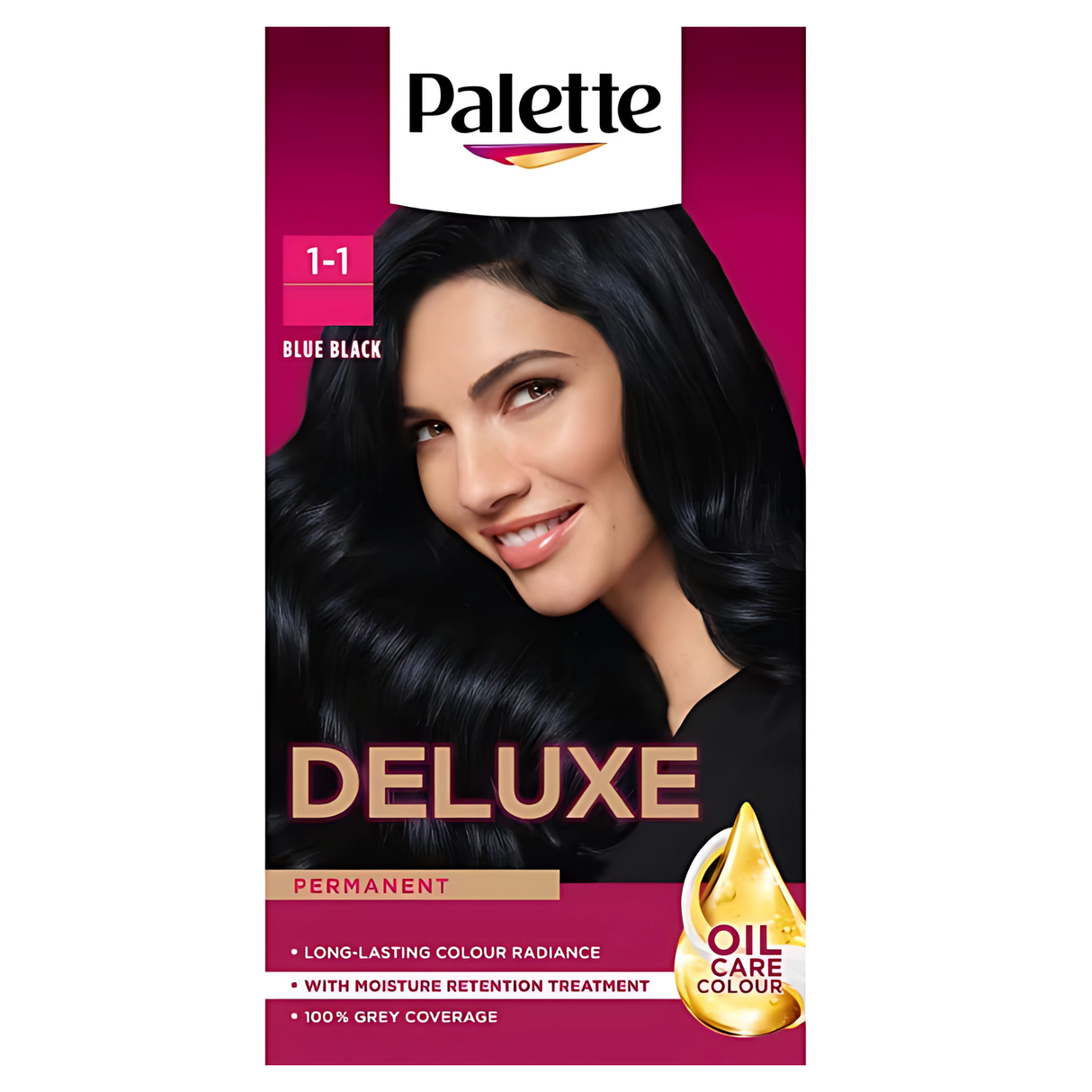Palette Deluxe 1-1 Blue Black Permanent Hair Dye