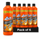 Mr Muscle Sink & Drain Power Gel 1 Litre - Pack of 6