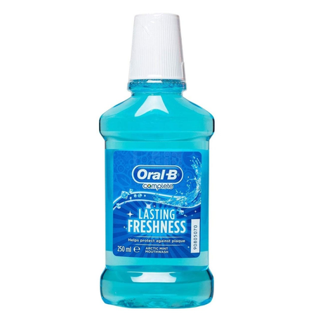Oral-B Complete Lasting Freshness Arctic Mint Mouthwash 250ml