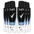 Pack of 6 | Sure Men Invisible Ice Fresh AP Deodorant 150ml