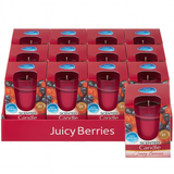 Pan Aroma Glass Candle Juicy Berries 85g | Pack of 12
