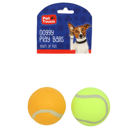 Pet Touch Doggy Play Balls (HT7870) | Pack of 2