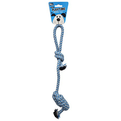 Pet Touch Rope with Handle Dog Toy (HT8404) I Assorted Colours