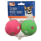 Pet touch Doggy Play Balls – Rubber (HT7147) | Pack of 2