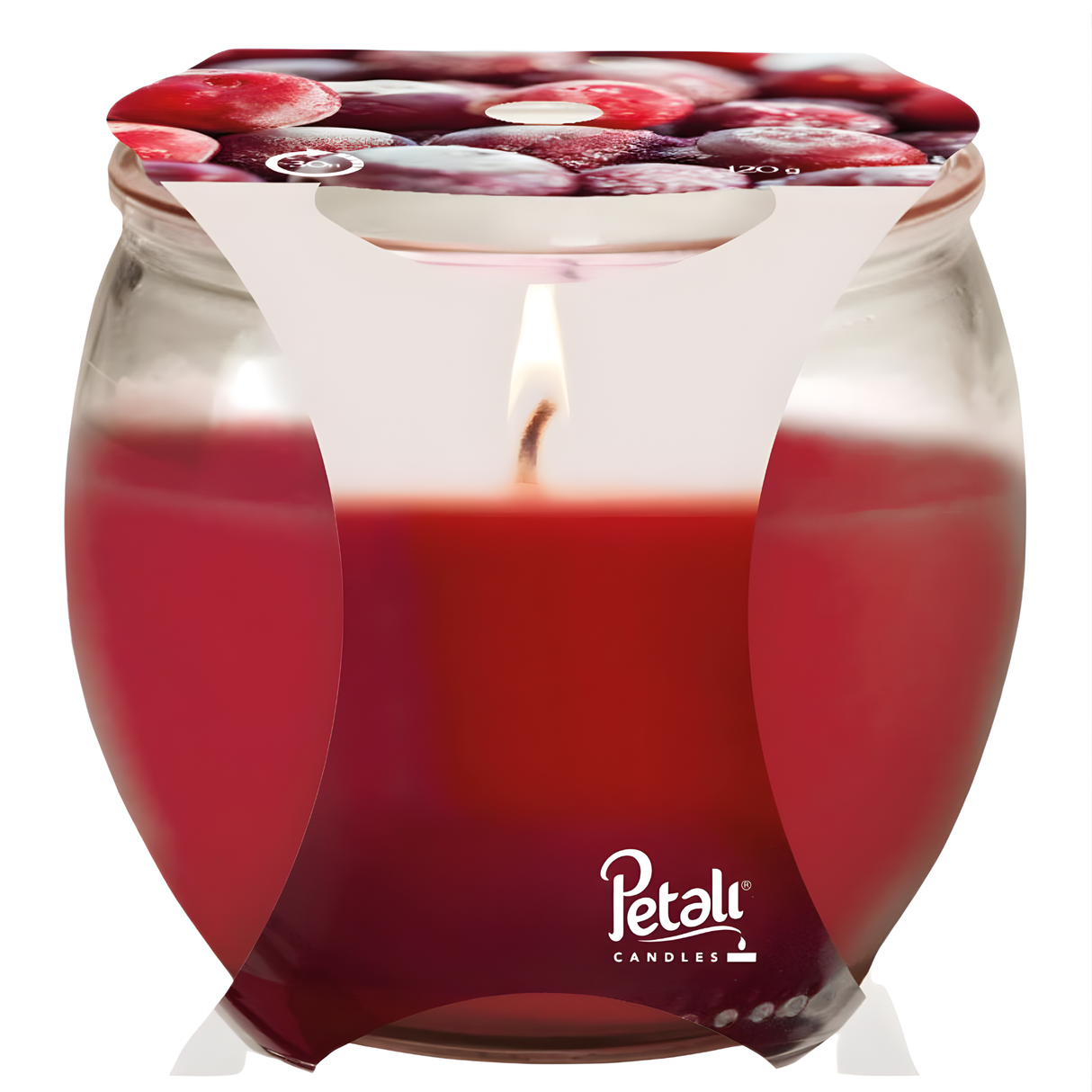 Petali Cherry Scented Candle Jar 120g