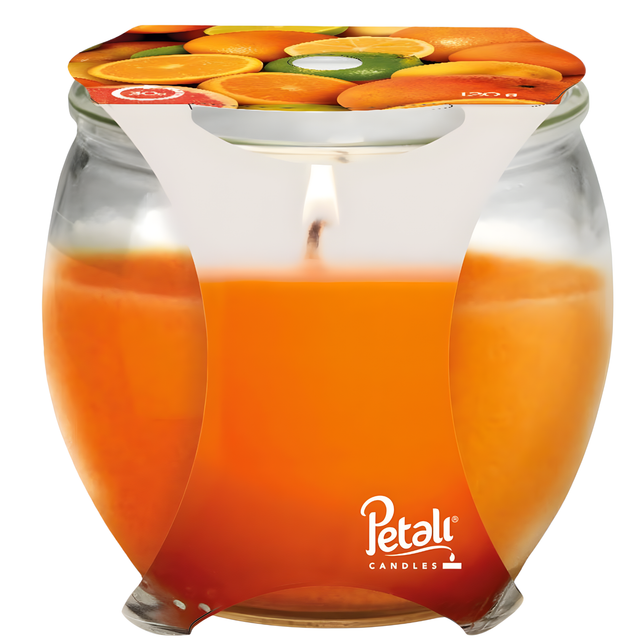 Petali Citrus Scented Candle Jar 120g