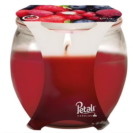Petali Mixed Berries Scented Candle Jar 120g