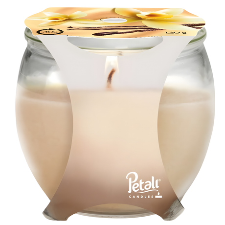 Petali Vanilla Scented Candle Jar 120g
