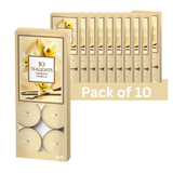 Petali Vanilla Scented Tealights | Pack of 10x10