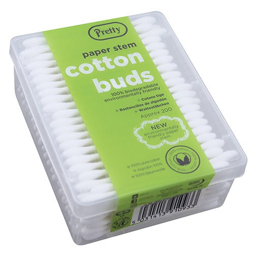 Pretty Paper Stem Cotton Buds 200s