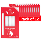 Price’s 5 Hour Household Candle | Pack of 12x5