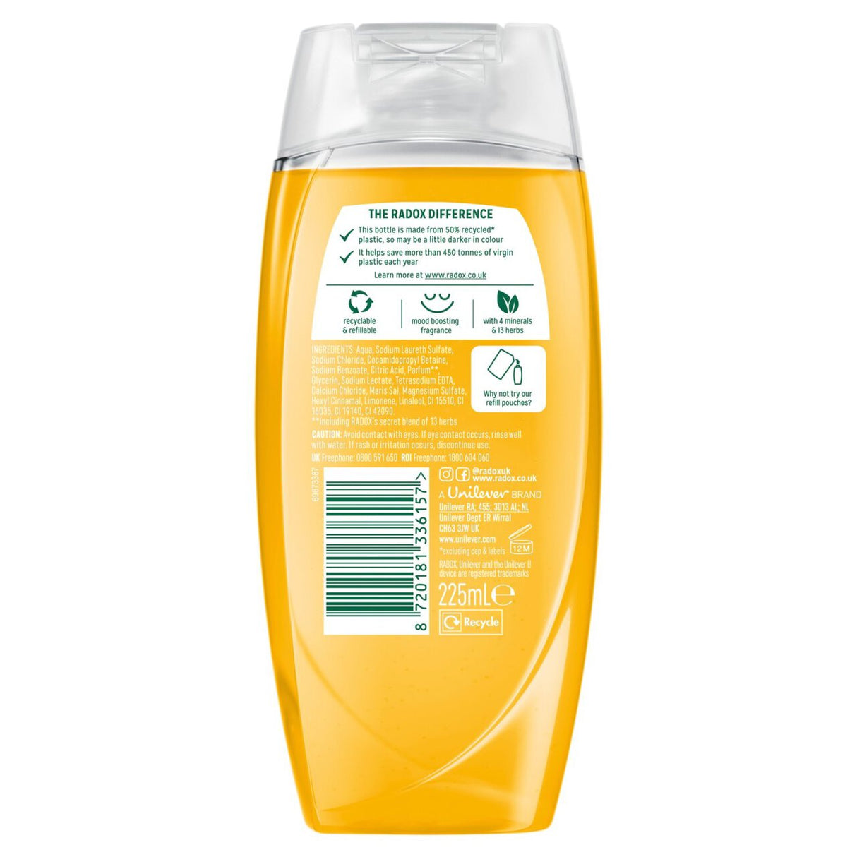 Radox Feel Revived Mood Boosting Shower Gel 225ml
