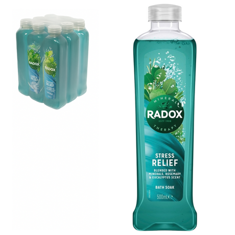 Radox Stress Relief Bath Soak 500ml | Pack of 6