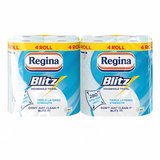Regina Blitz Household Towel 3ply Kitchen Roll | Pack of 8 Rolls