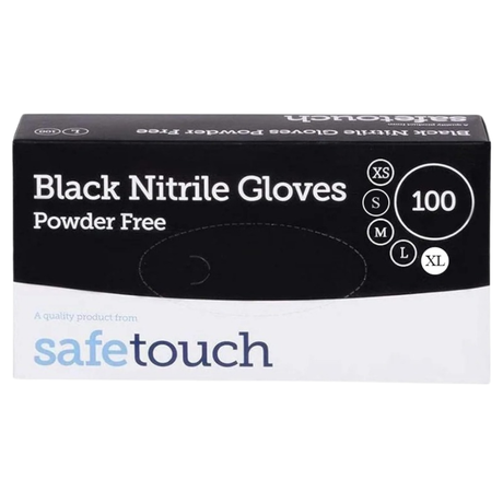 Safetouch Blue Nitrile Gloves Powder-Free, Medical Class 1 | Extra Large (Box of 100)