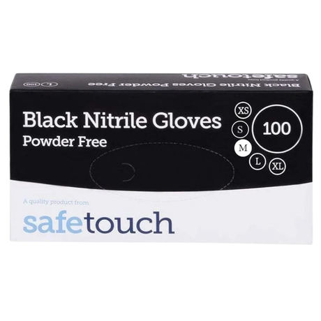 Safetouch Blue Nitrile Gloves Powder-Free, Medical Class 1 | Medium (Box of 100)