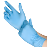 Safetouch Blue Nitrile Gloves Powder-Free, Medical Class 1 | Small (Box of 100)