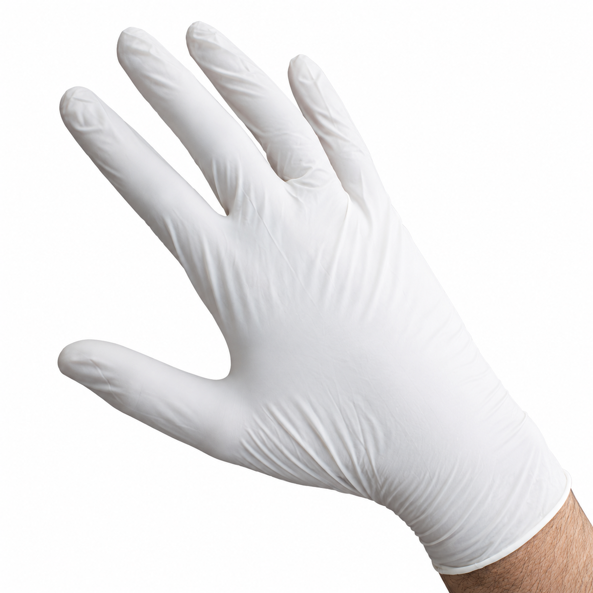 Safetouch White Nitrile Gloves Powder-Free, Medical Grade | Small (Box of 100)