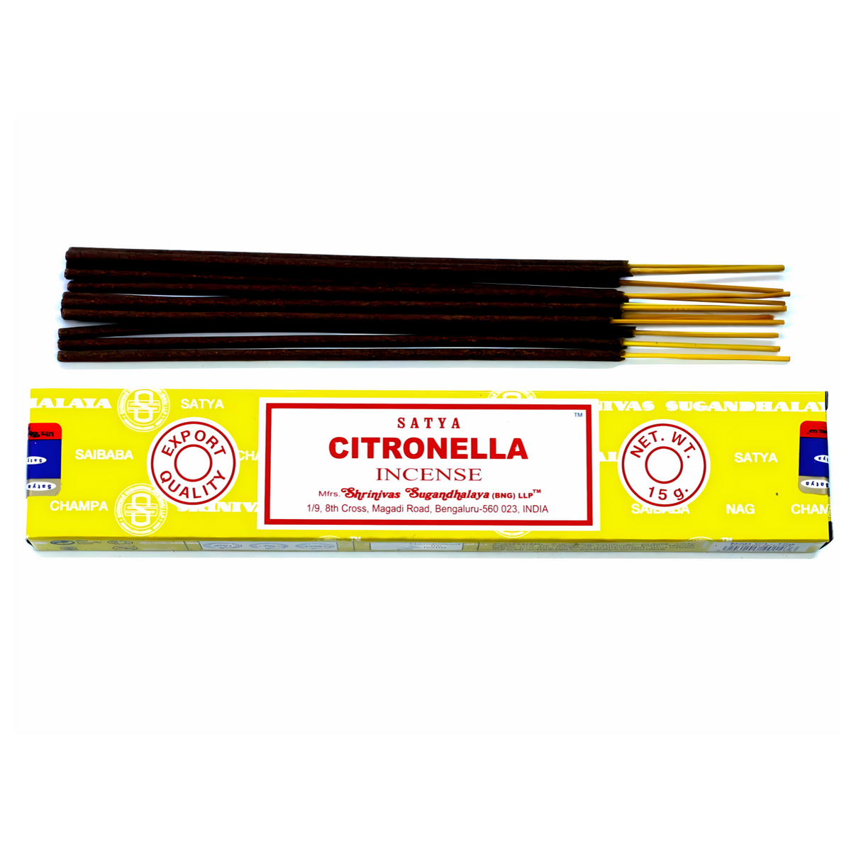 Satya Citronella Incense Sticks 15g