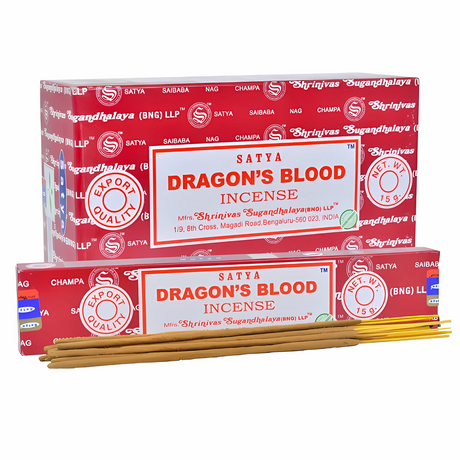 Satya Dragon's Blood Incense Sticks 15g | Pack of 12