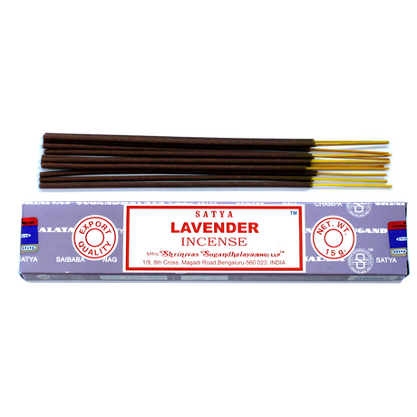 Satya Lavender Incense Sticks 15g