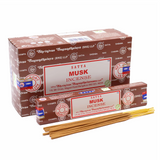 Satya Musk Incense Sticks 15g | Pack of 12