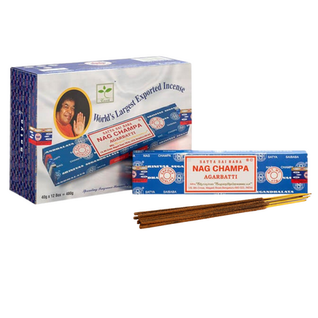 Satya Nag Champa Incense Sticks 15g | Pack of 12