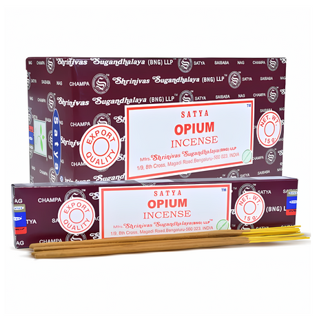 Satya Opium Incense Sticks 15g | Pack of 12