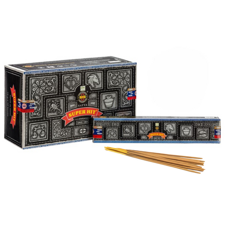 Satya Super Hit Incense Sticks 15g | Pack of 12