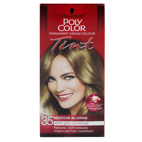 Schwarzkopf Poly Color Tint 35 Medium Blonde Hair Dye