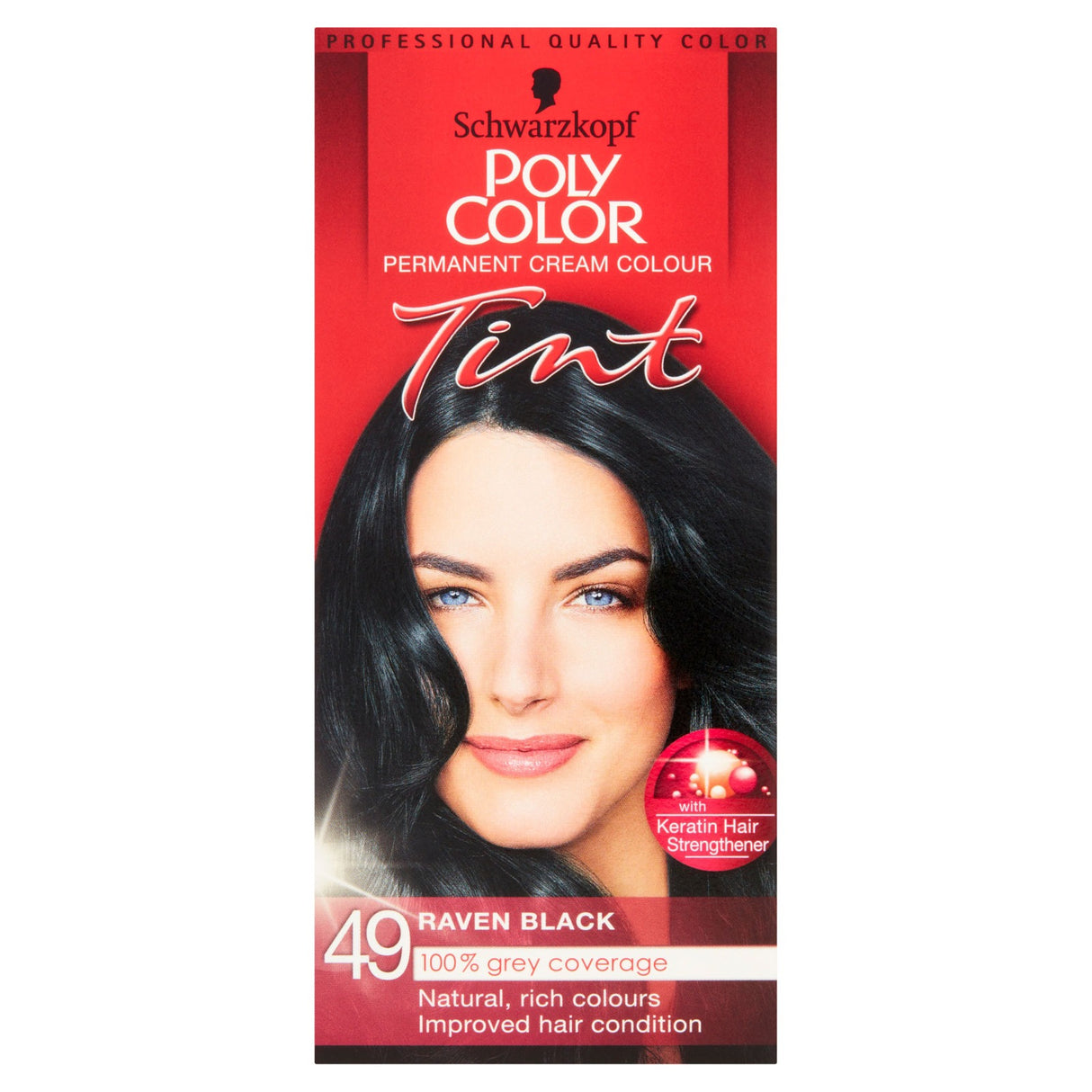 Schwarzkopf Poly Color Tint 49 Raven Black Hair Dye