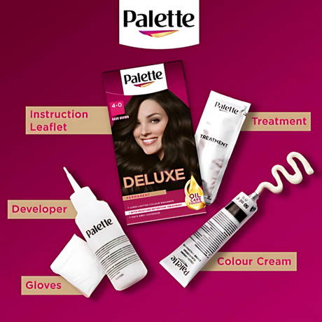Schwarzkopf Palette 4-0 Dark Brown Permanent Hair Dye