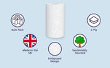 Splash 2Ply White Kitchen Rolls - Pack of 4 Rolls