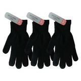 Black Stretch Magic Gloves One Size GLM-99 | Pack of 12